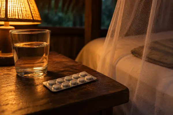 Daily oral contraception during an ayahuasca retreat